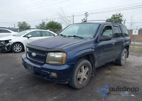 2007 Chevrolet Trailblazer Lt from USA, damaged, VIN 1GNDS13S972136048